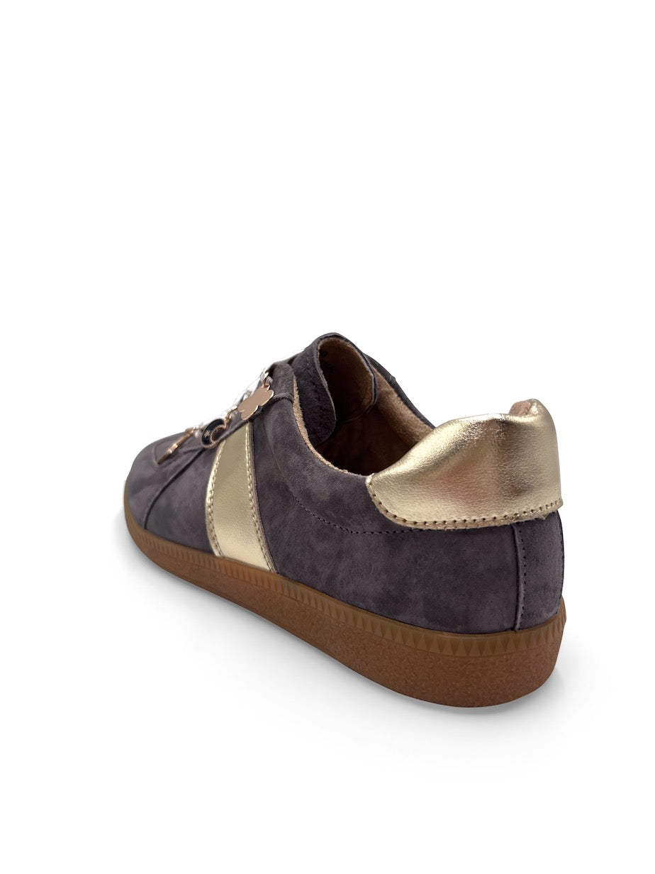 Hazel Suede Sneaker in Moca Moose