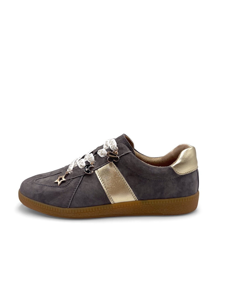 Hazel Suede Sneaker in Moca Moose