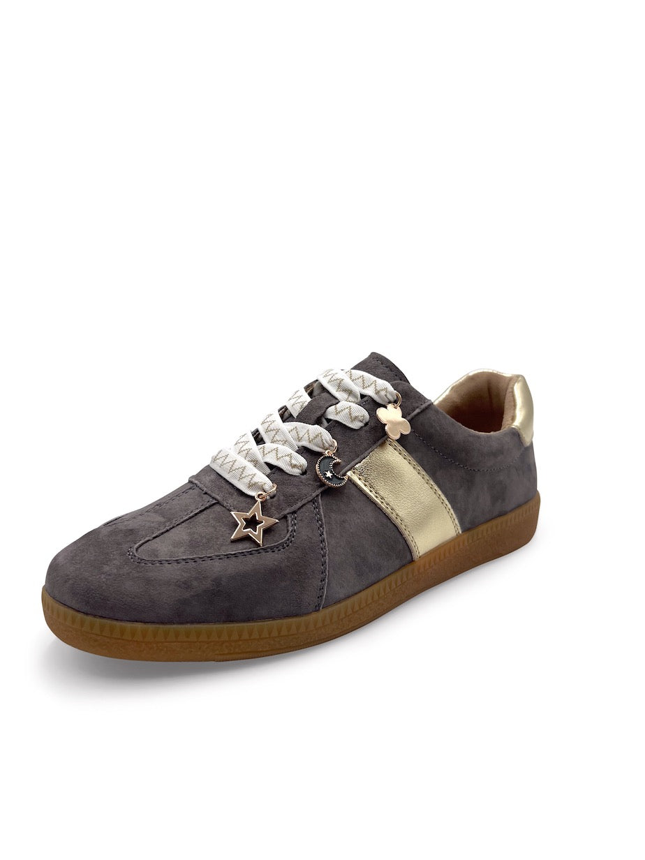 Hazel Suede Sneaker in Moca Moose