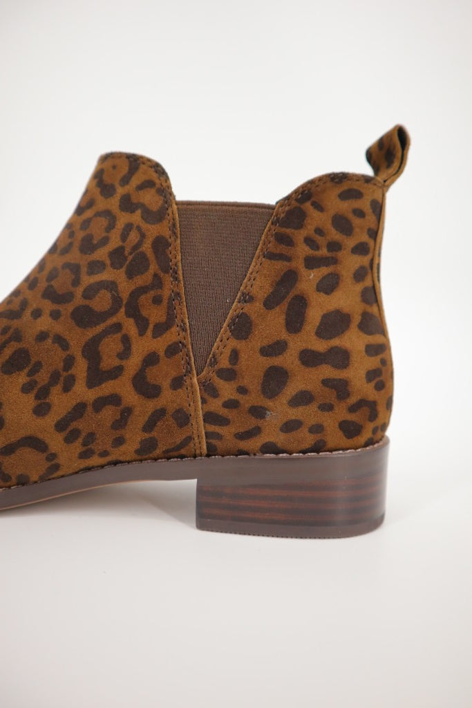 Aria Ankle Boot in Mocha Leopard