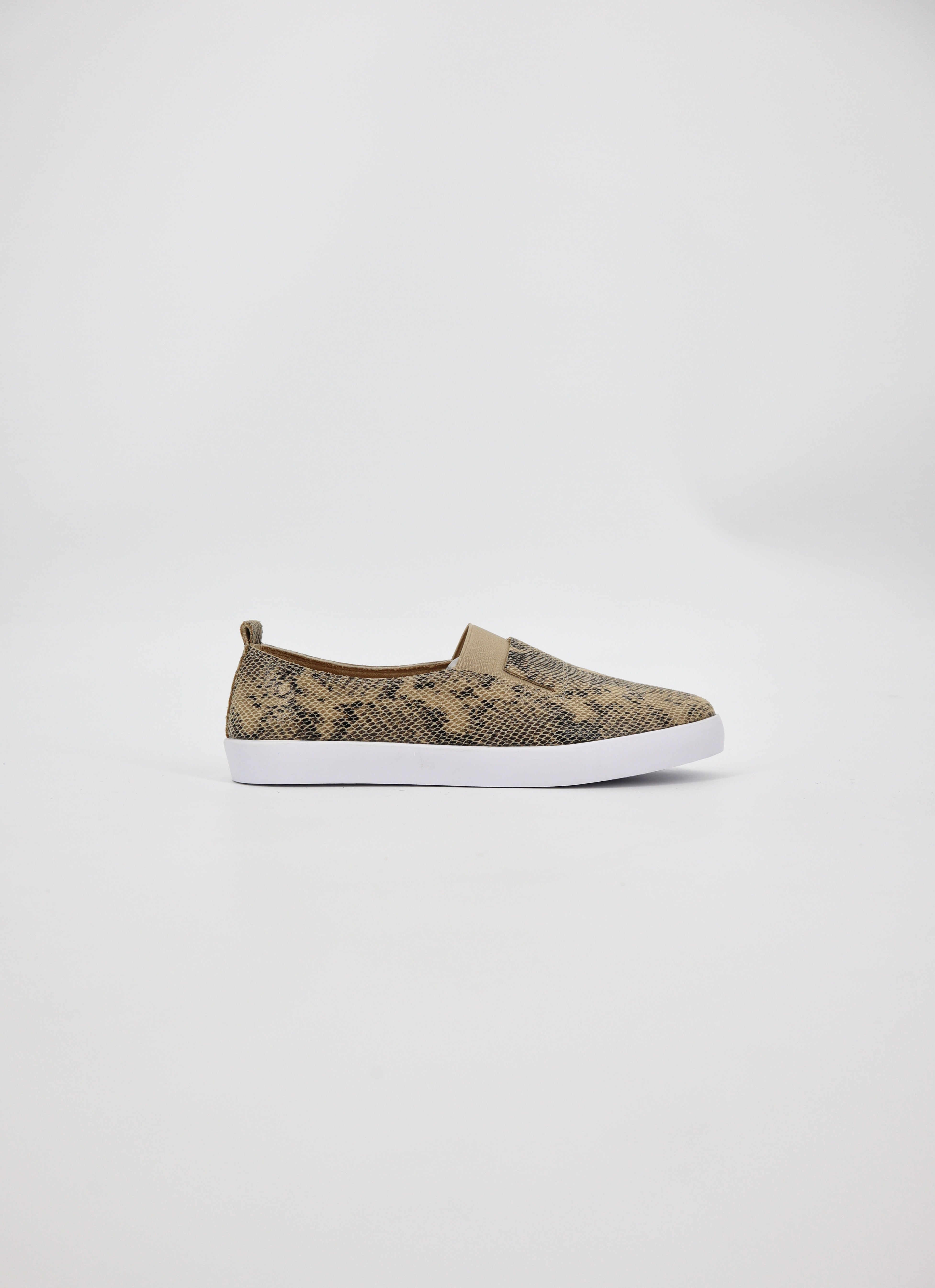 Fran Slip On in Walnut Snake