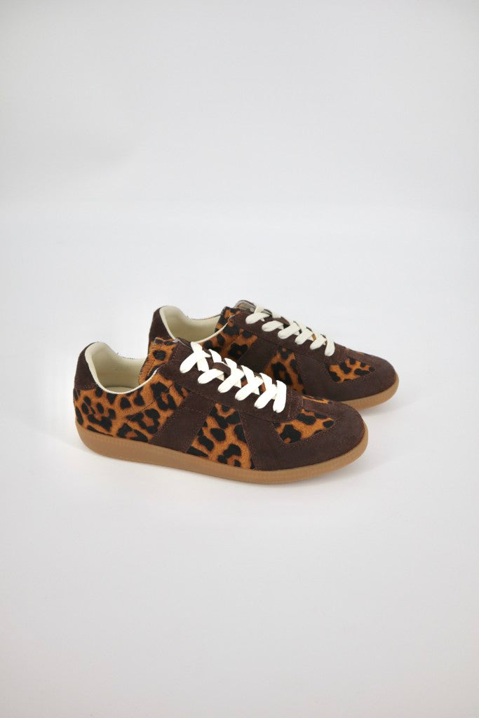 Portofino Sneaker in Leopard / Chestnut