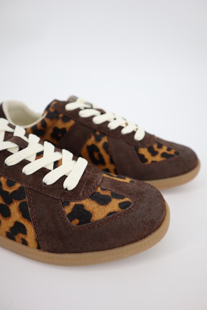 Portofino Sneaker in Leopard / Chestnut