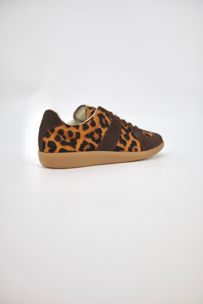 Portofino Sneaker in Leopard / Chestnut