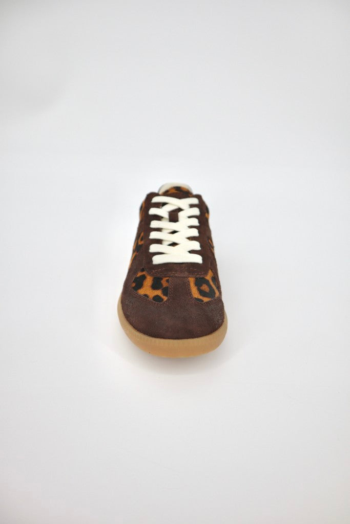 Portofino Sneaker in Leopard / Chestnut