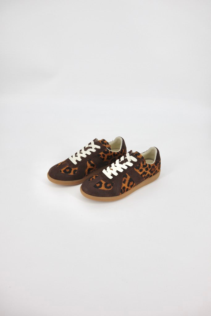 Portofino Sneaker in Leopard / Chestnut