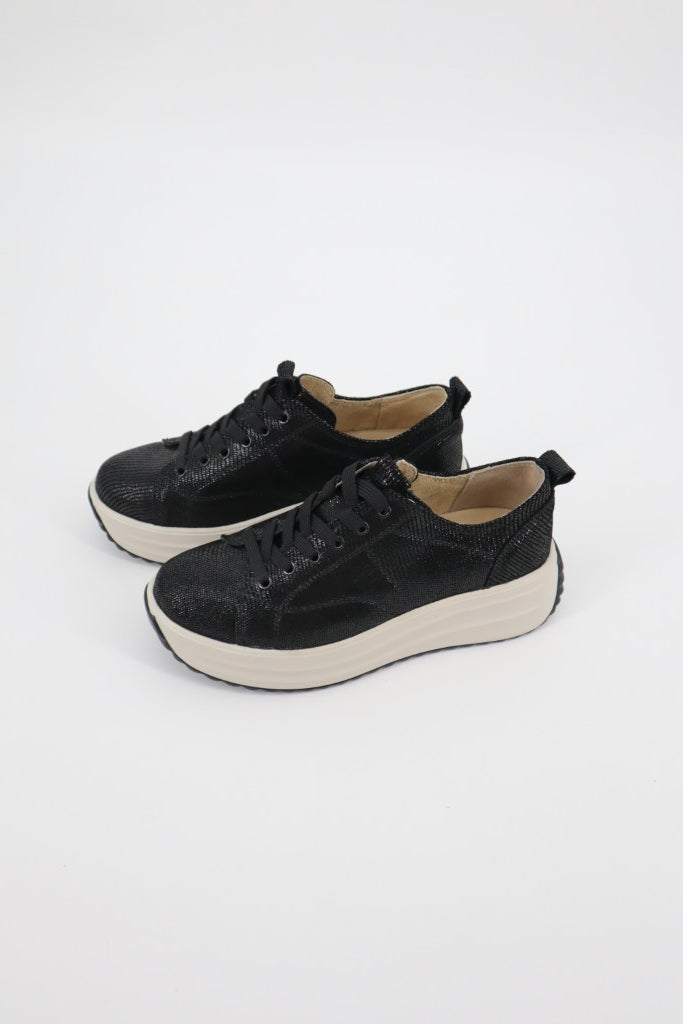 Raya Sneaker in Black Snake