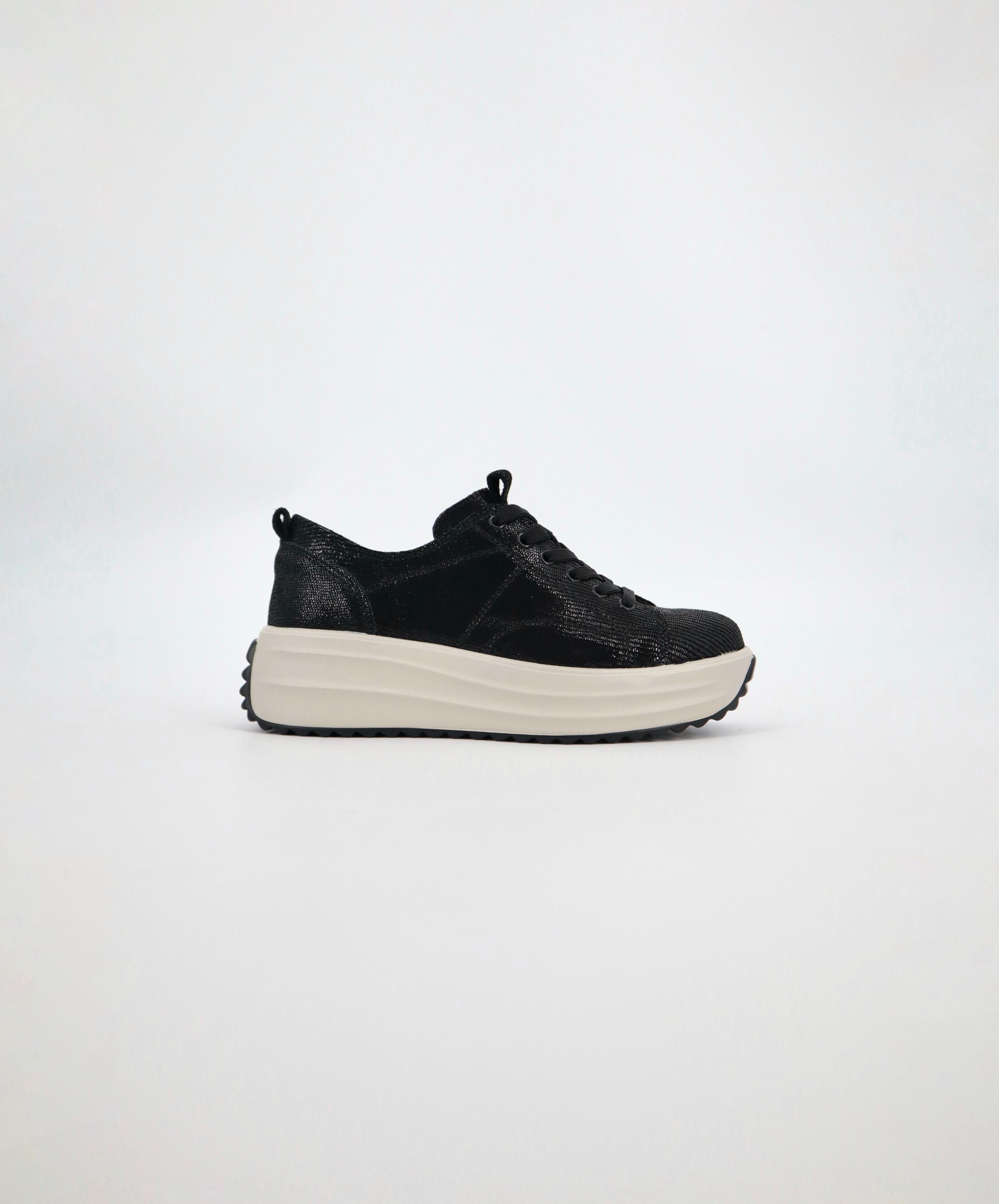Raya Sneaker in Black Snake