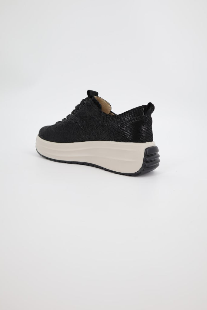 Raya Sneaker in Black Snake