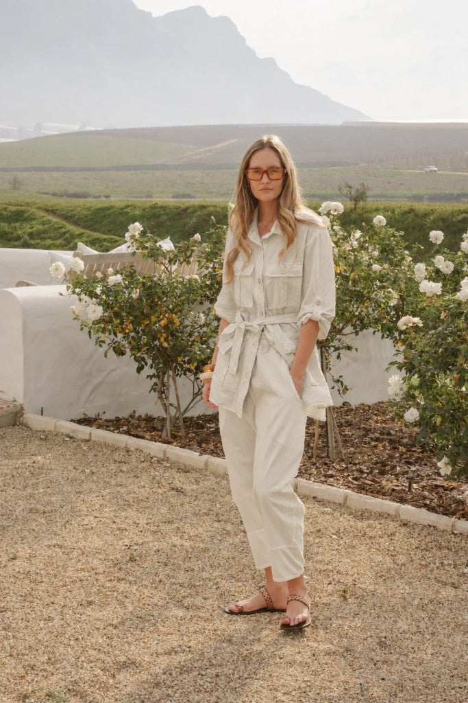 Safari Cotton Utility Jacket in Chaps