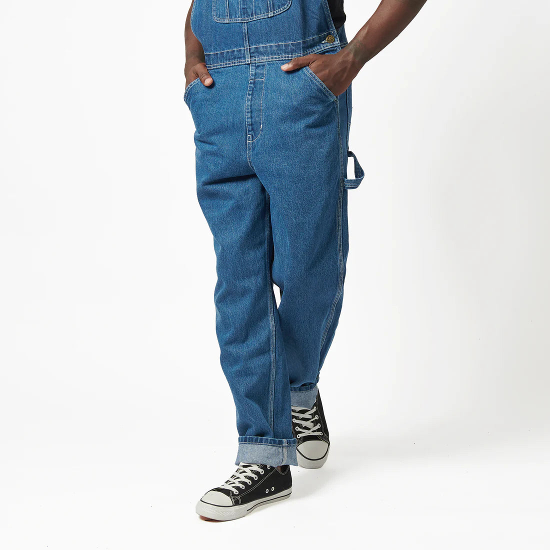 Denim Dungaree's in Mid Shade