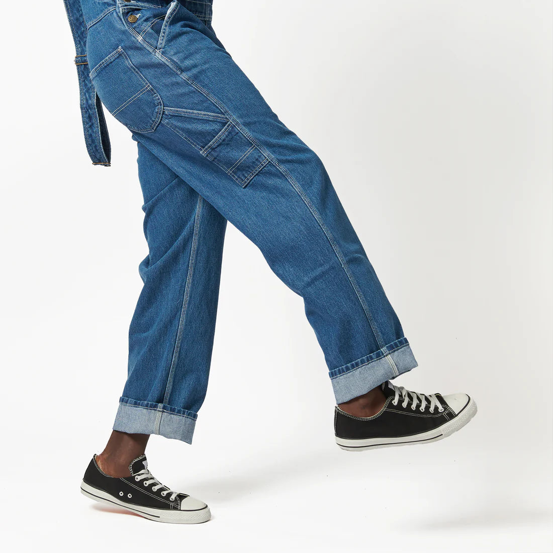 Denim Dungaree's in Mid Shade