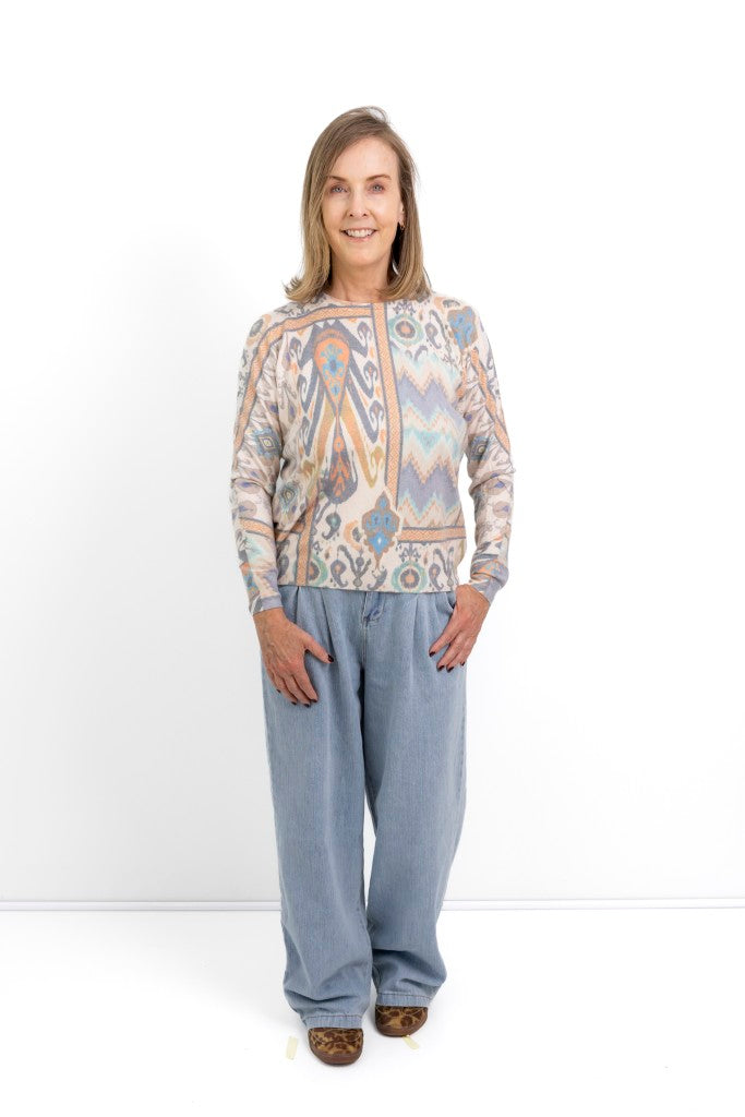 Laguna Printed Knit in Aztec