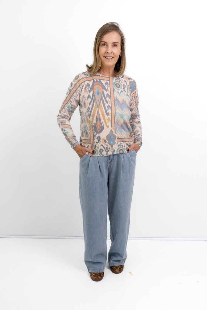 Laguna Printed Knit in Aztec