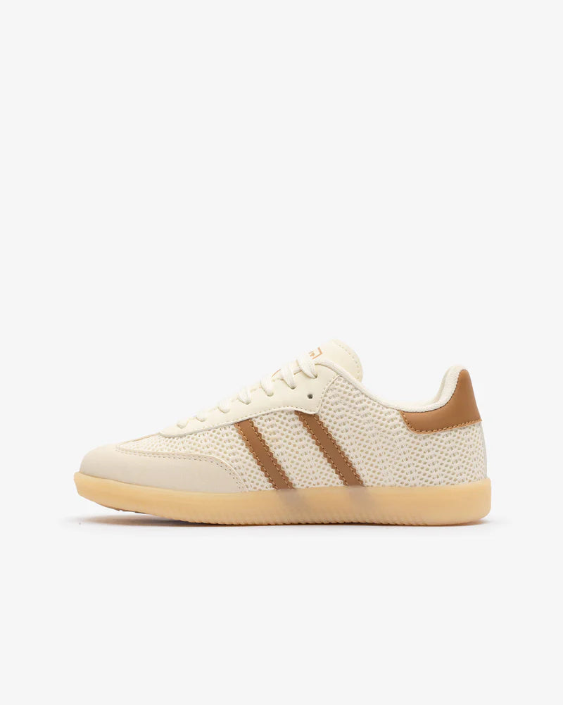 Dahlia Sneakers in Cream / Light Brown / Light Gum