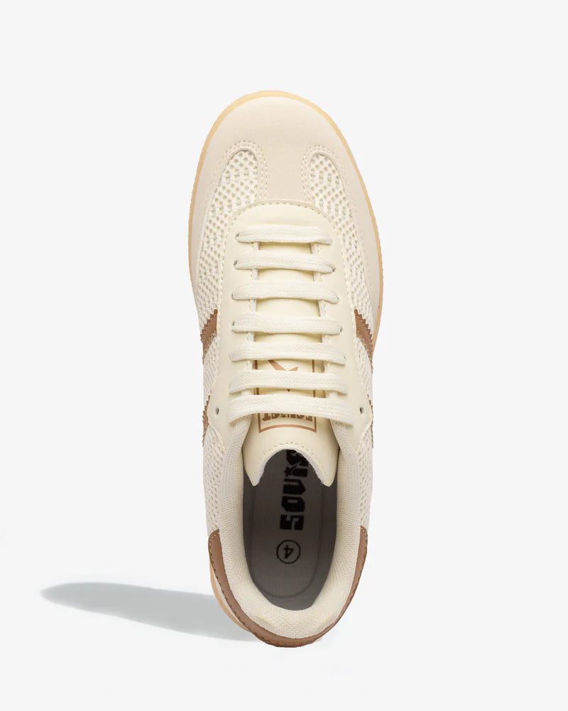 Dahlia Sneakers in Cream / Light Brown / Light Gum