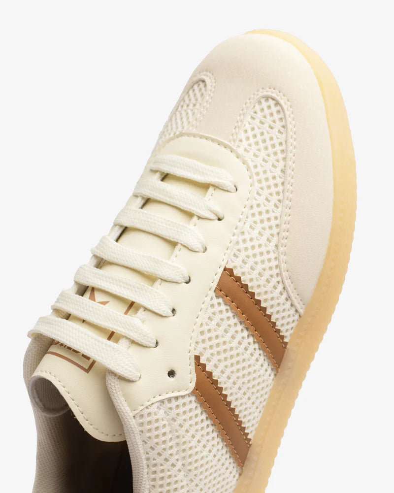 Dahlia Sneakers in Cream / Light Brown / Light Gum