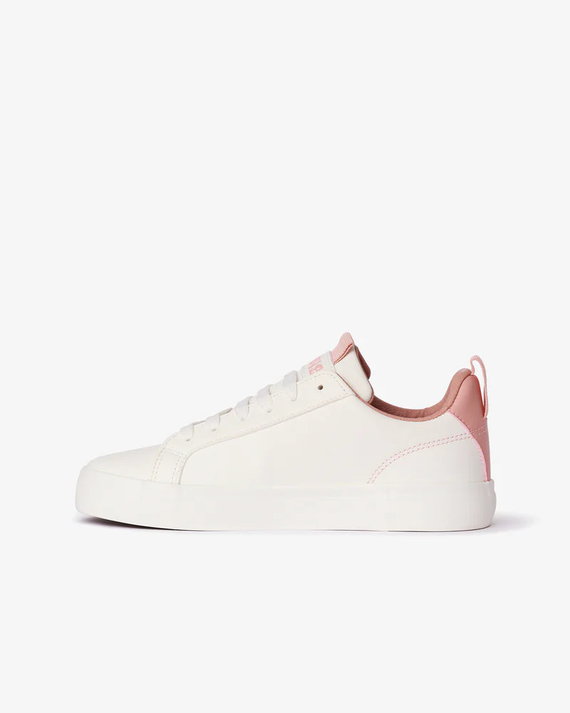 Hollywood Sneakers in White / Dusty Pink