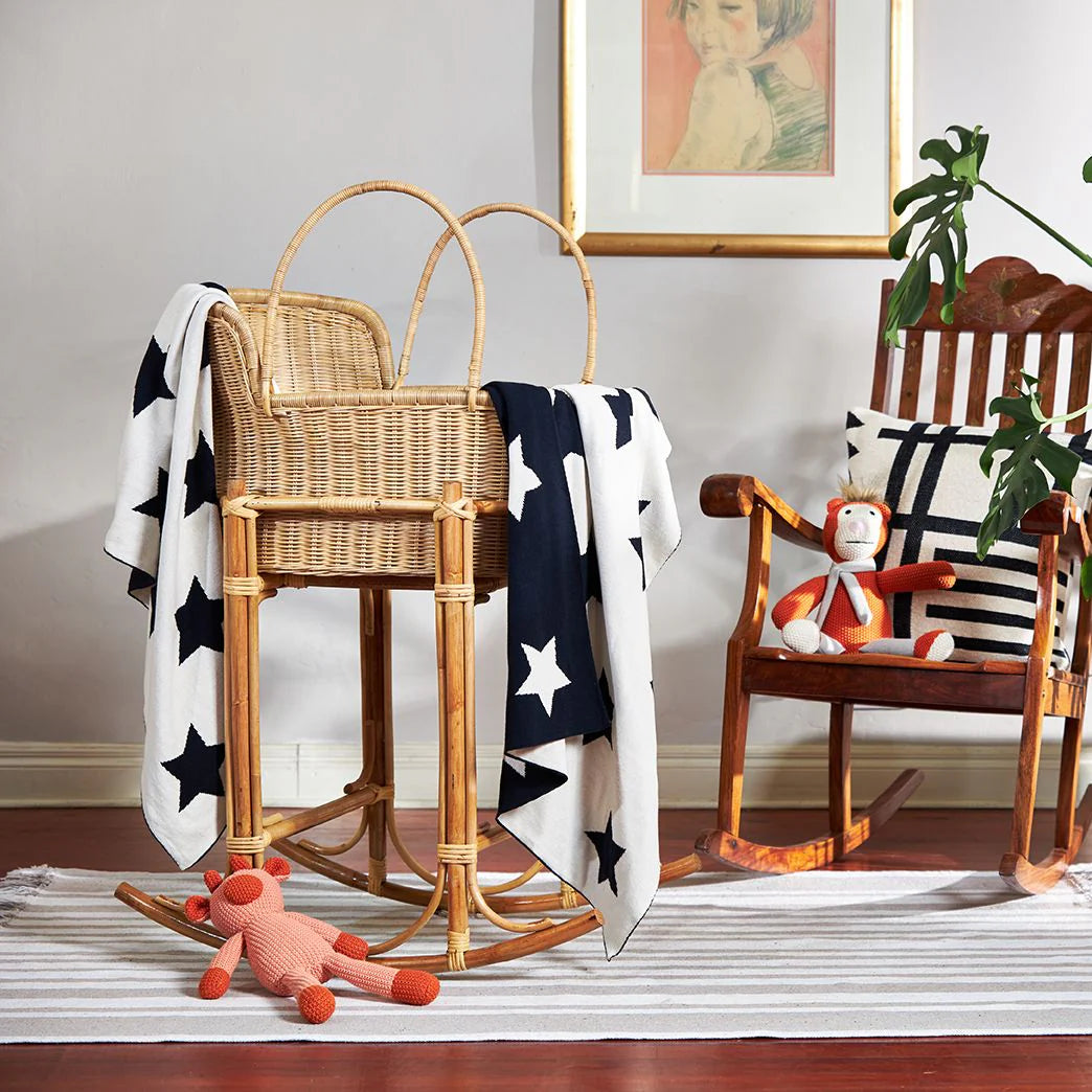 Cotton Baby Blankets in Big Star