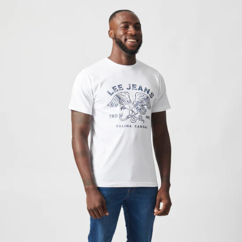 Kansas Bold SS Tee in White