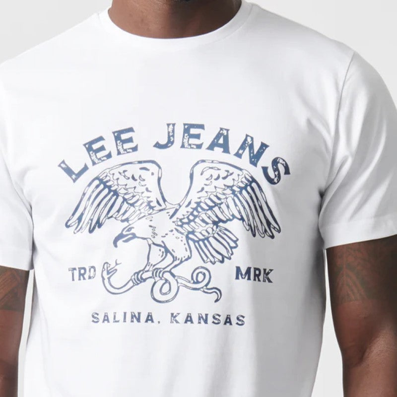 Kansas Bold SS Tee in White
