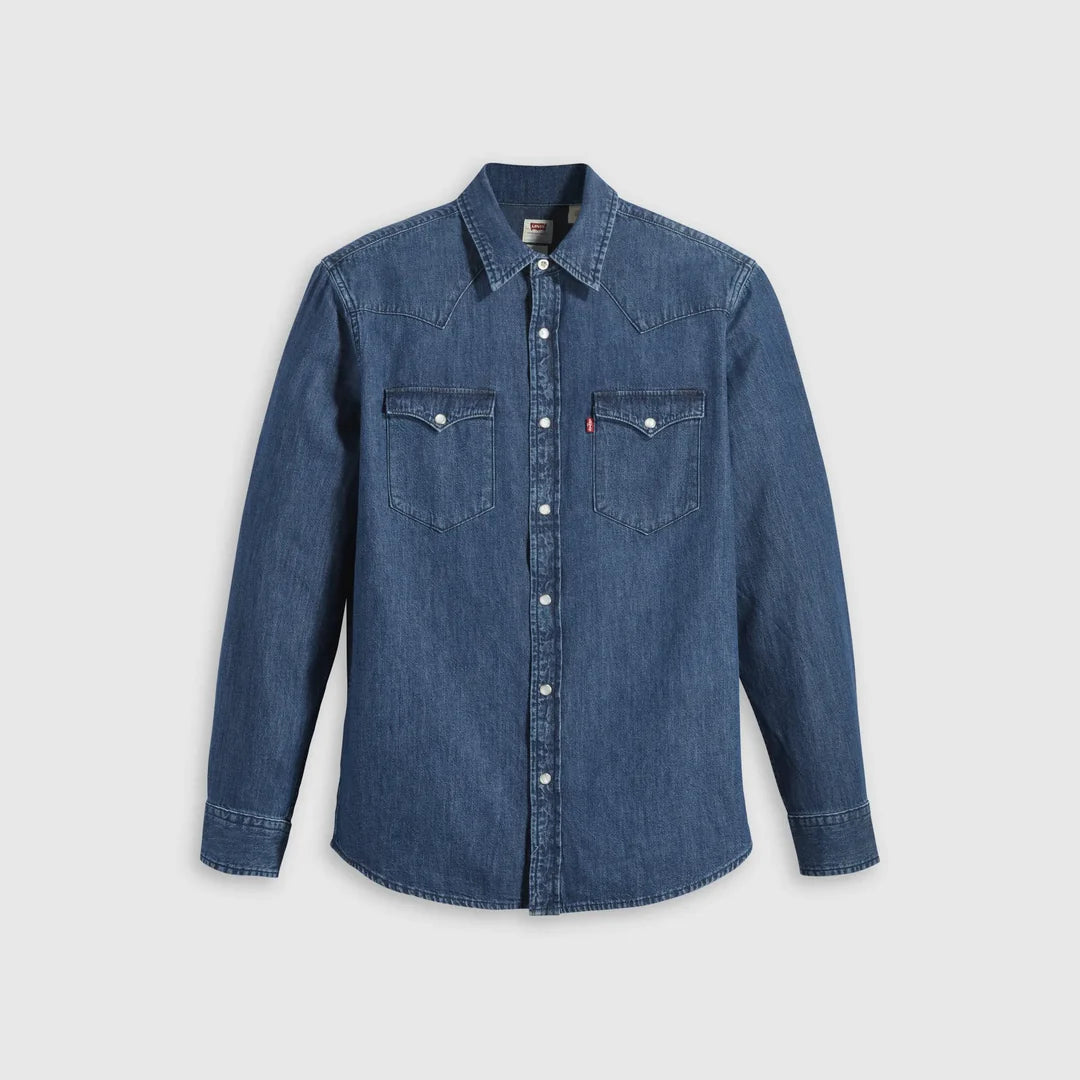 M Classic Western Shirt in Laurel Dark Wash