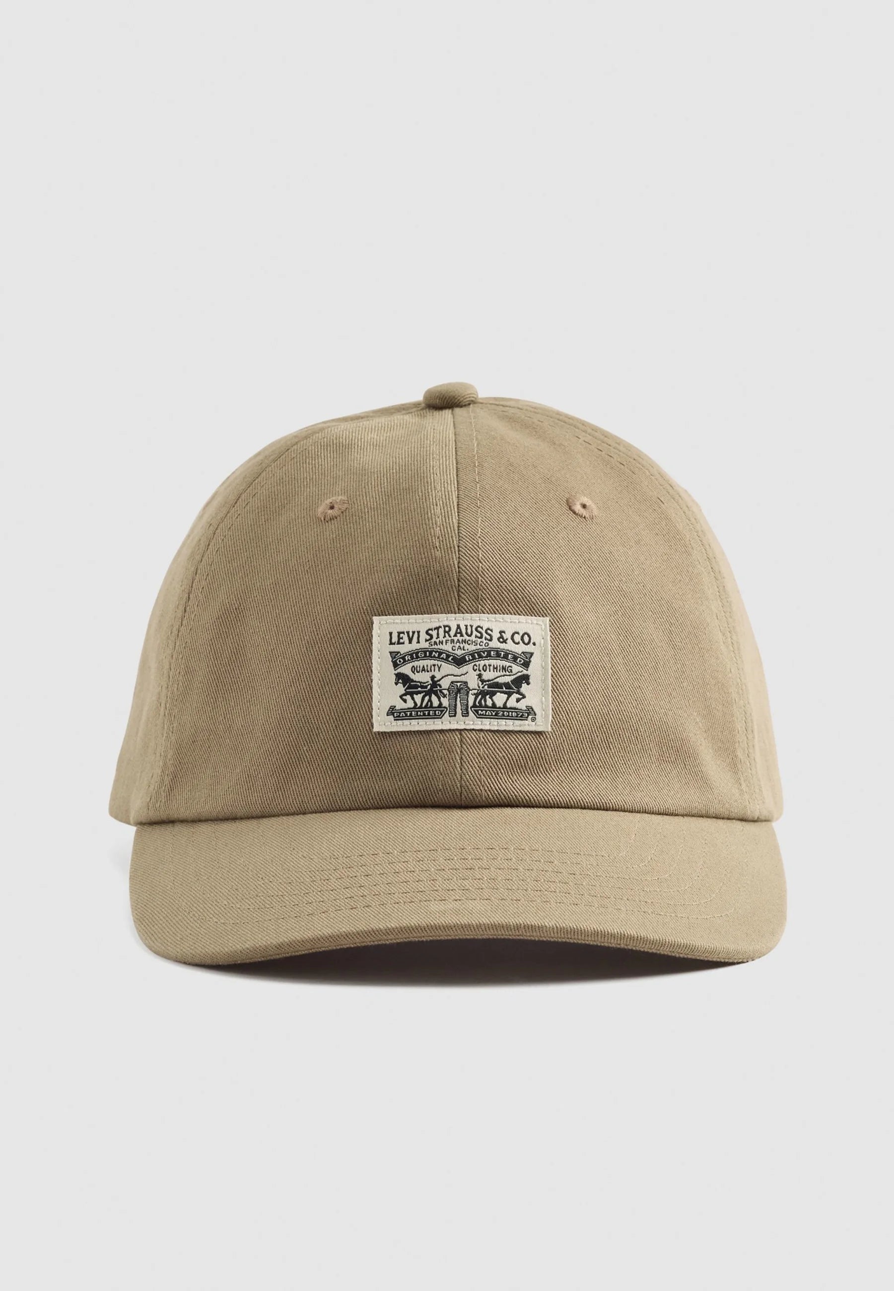 Relaxed Dad Heritage Cap in Dark Khaki