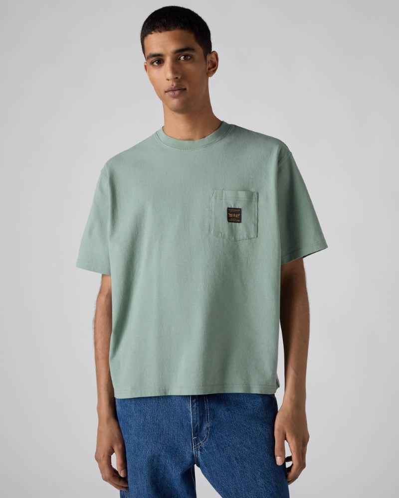 Workwear Pocket Tee in Chinois Green