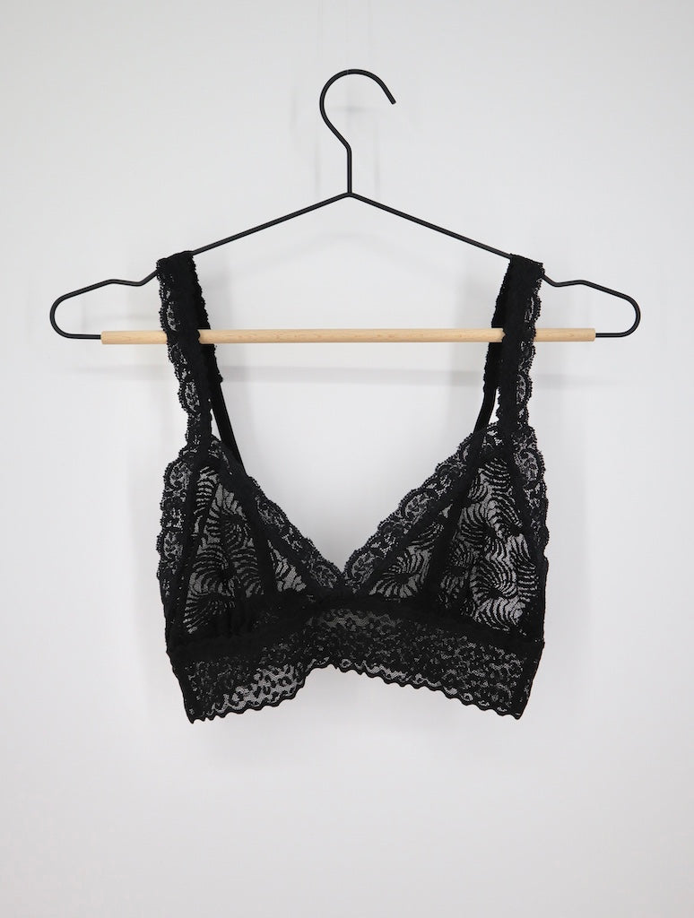 Lace Bralette in Black