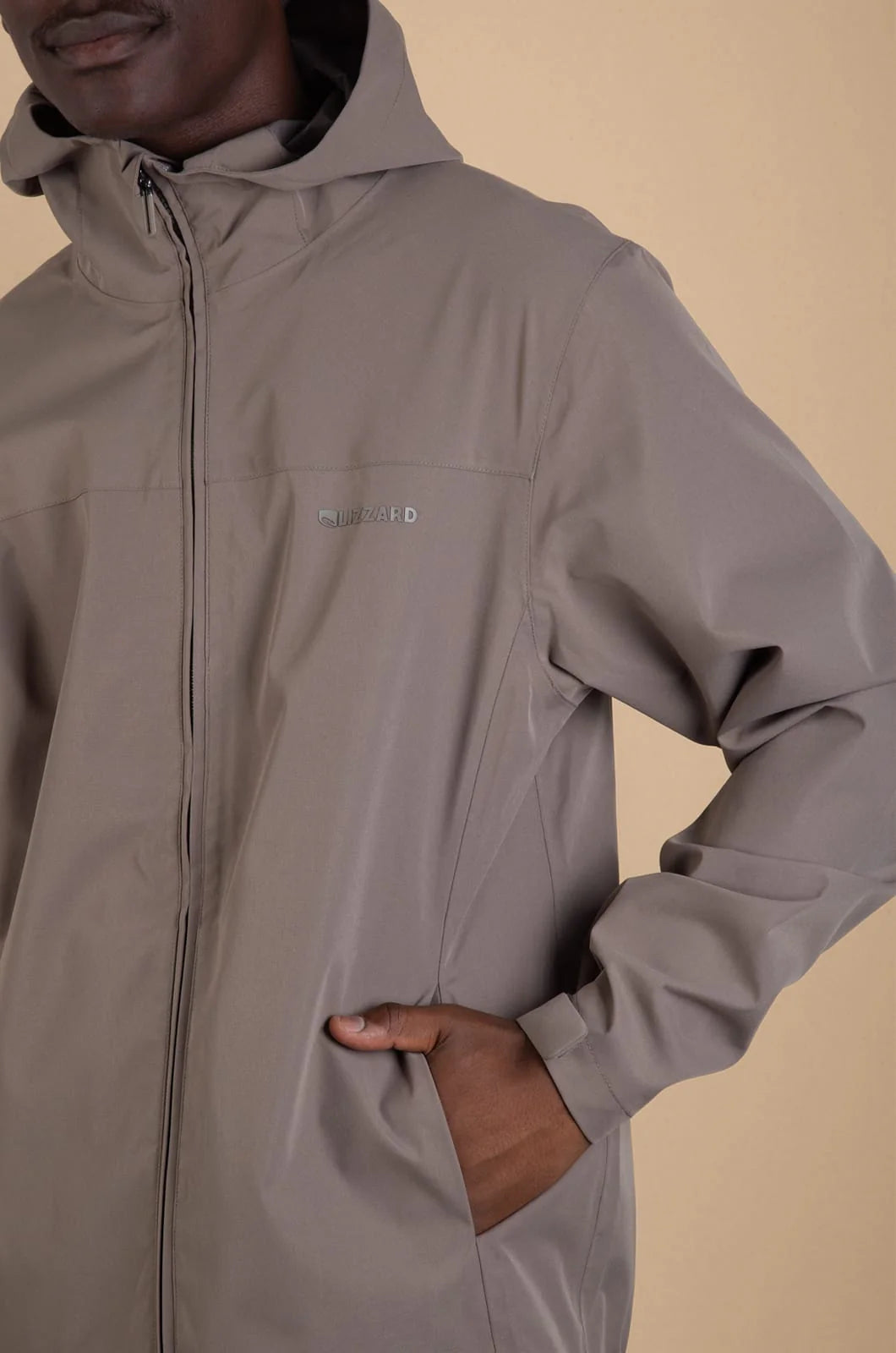 Acropor Hooded Jacket in Fallen Rock