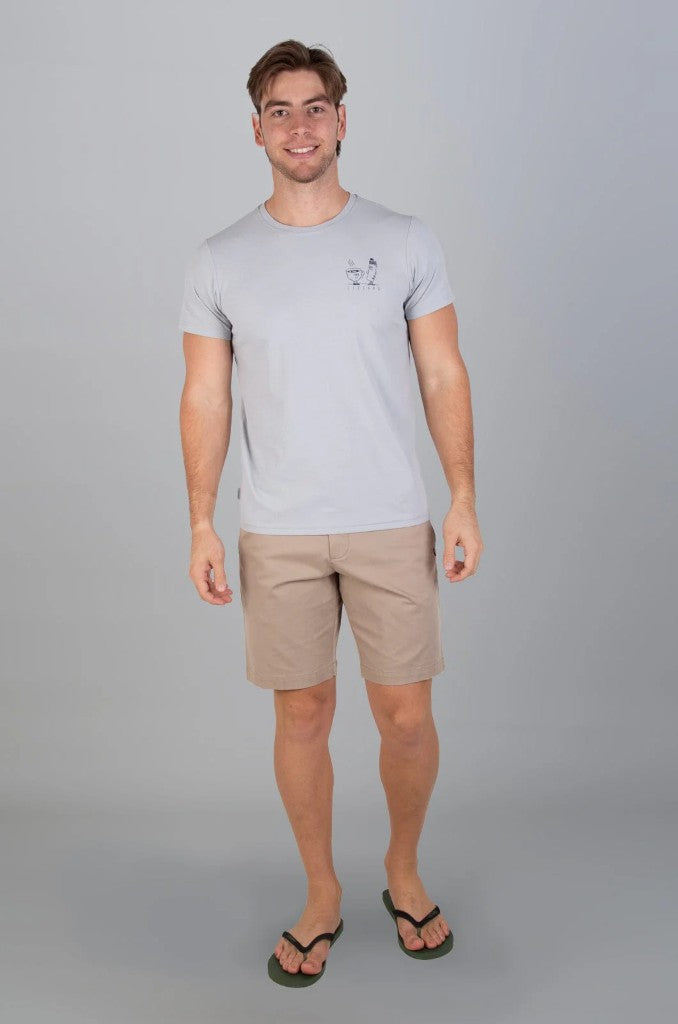 Carel SS Tee in Dawn Blue