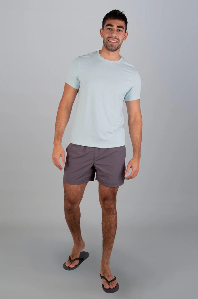 Carver SS Tee in Pastel Blue