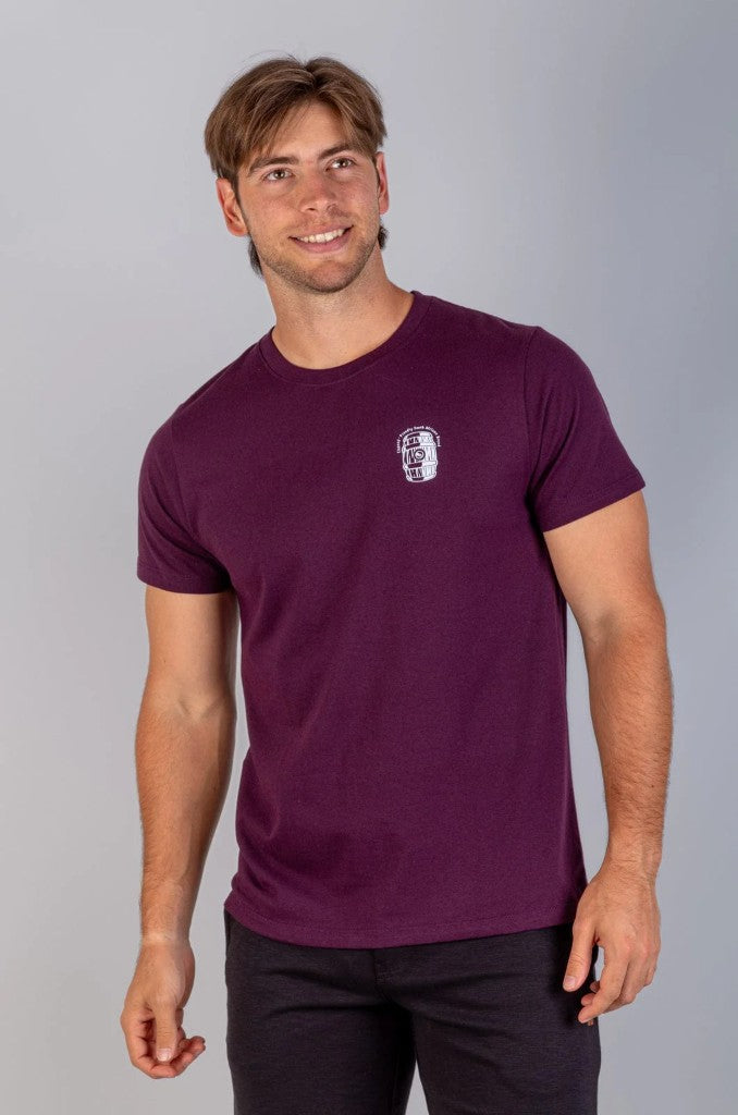 Fjord SS Tee in Plum
