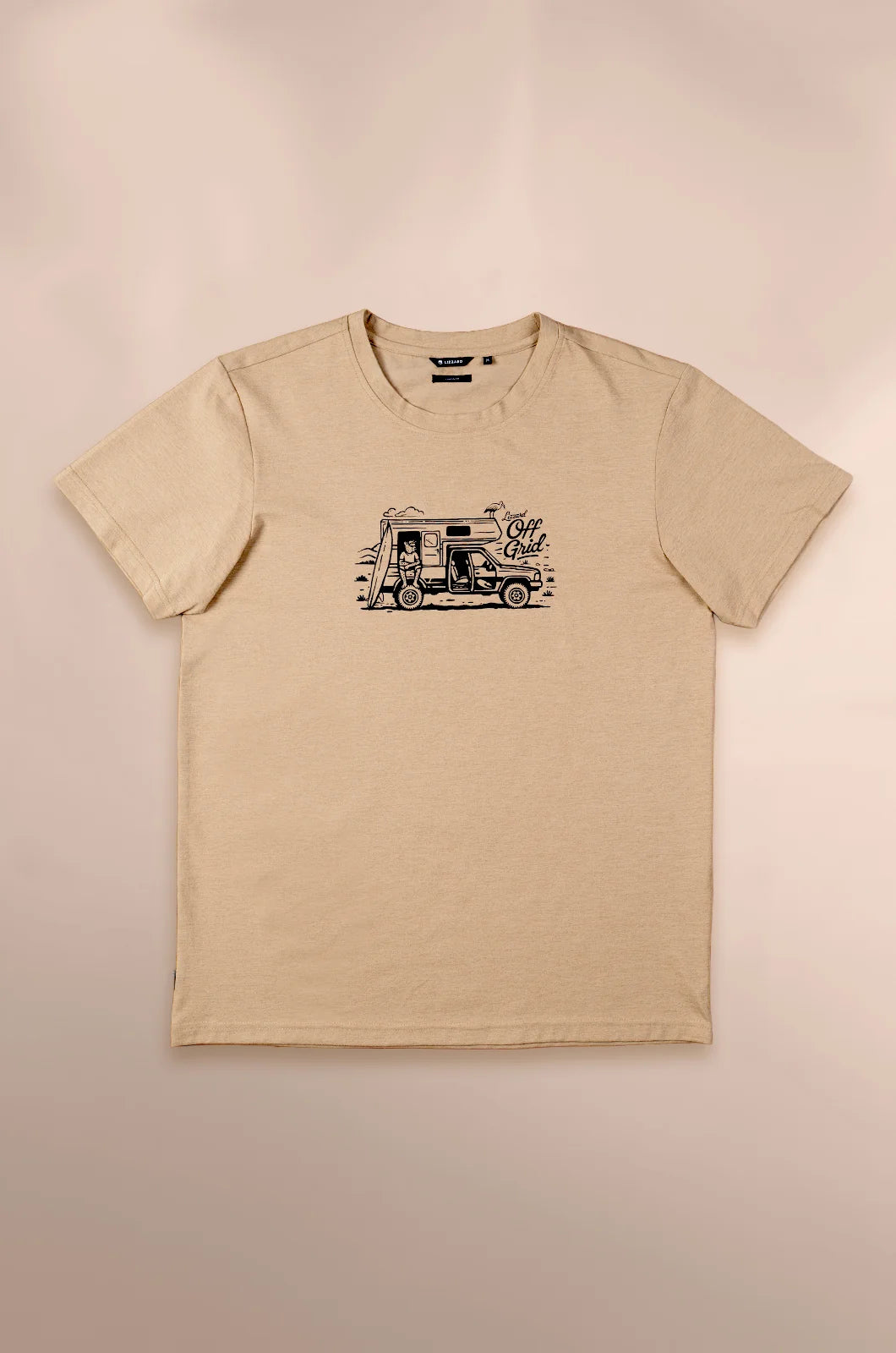 Jeb Hybrid Tee in Warm Taupe
