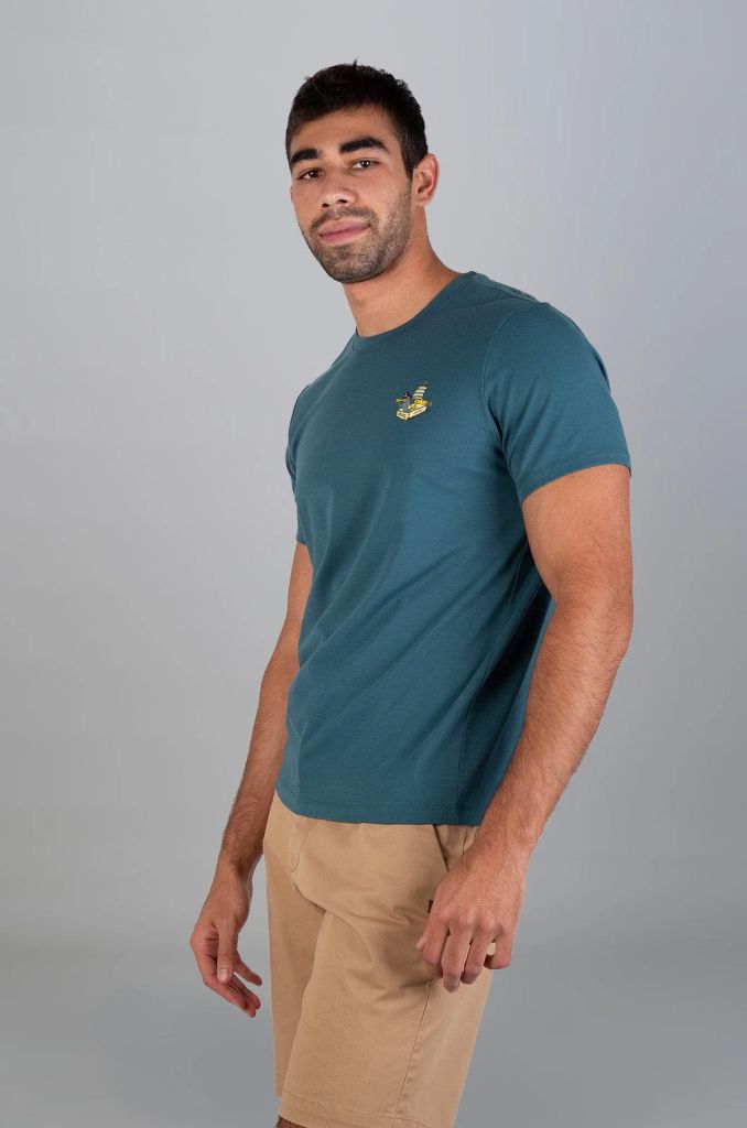 Jensen SS Tee in Teal