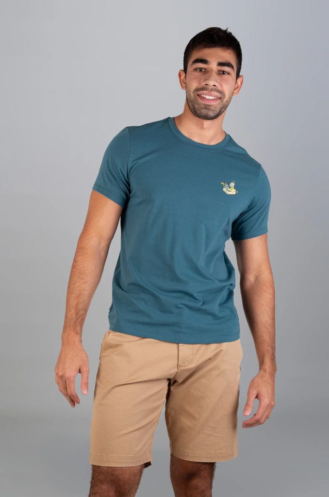 Jensen SS Tee in Teal