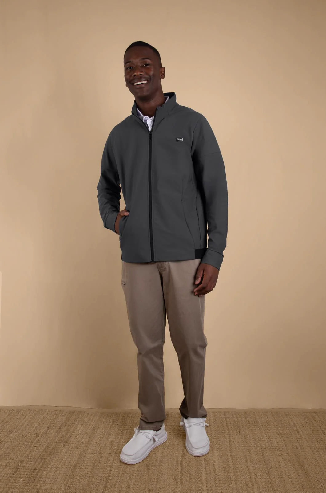 Patri Zip Through in Grey