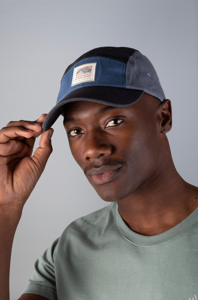 Turin Cap in Blue Colour Block