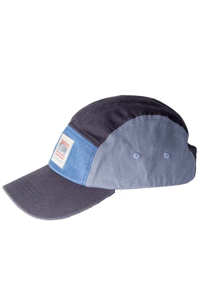 Turin Cap in Blue Colour Block