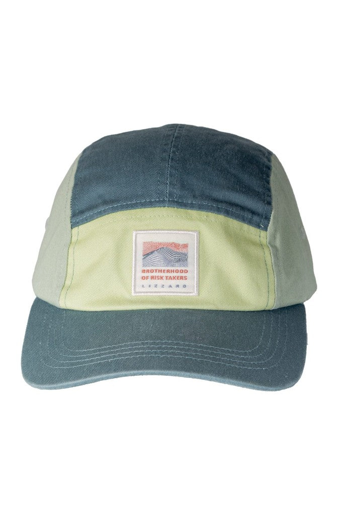 Turin Cap in Green Colour Block