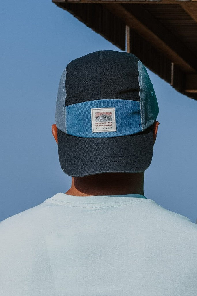 Turin Cap in Blue Colour Block