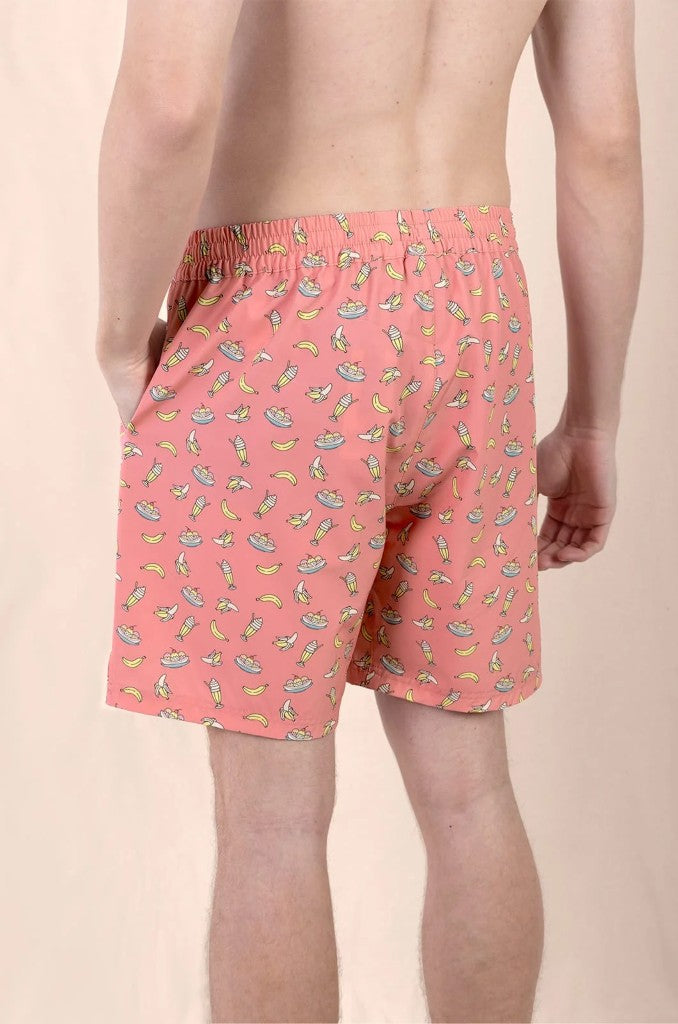 Vince Elasticated Boardie in Banana Split