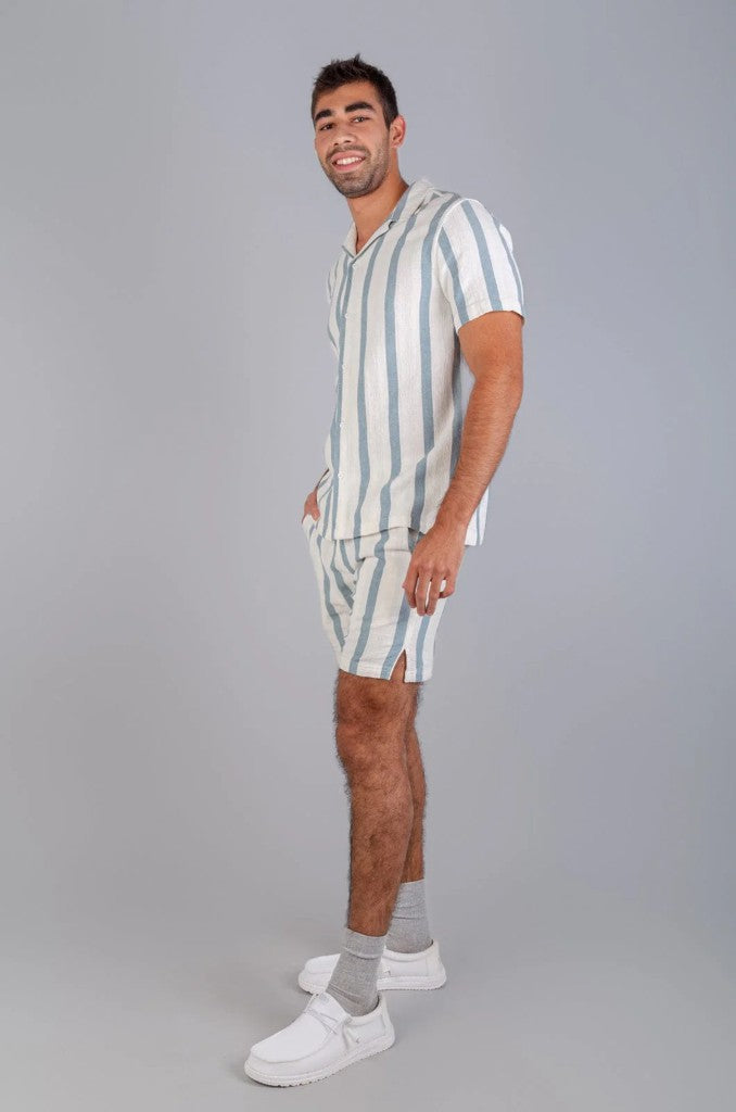 Wavile Walkshort in Blue Stripe