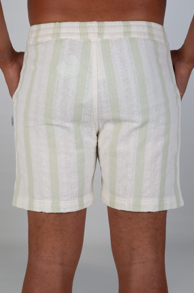 Wavile Walkshort in Green Stripe