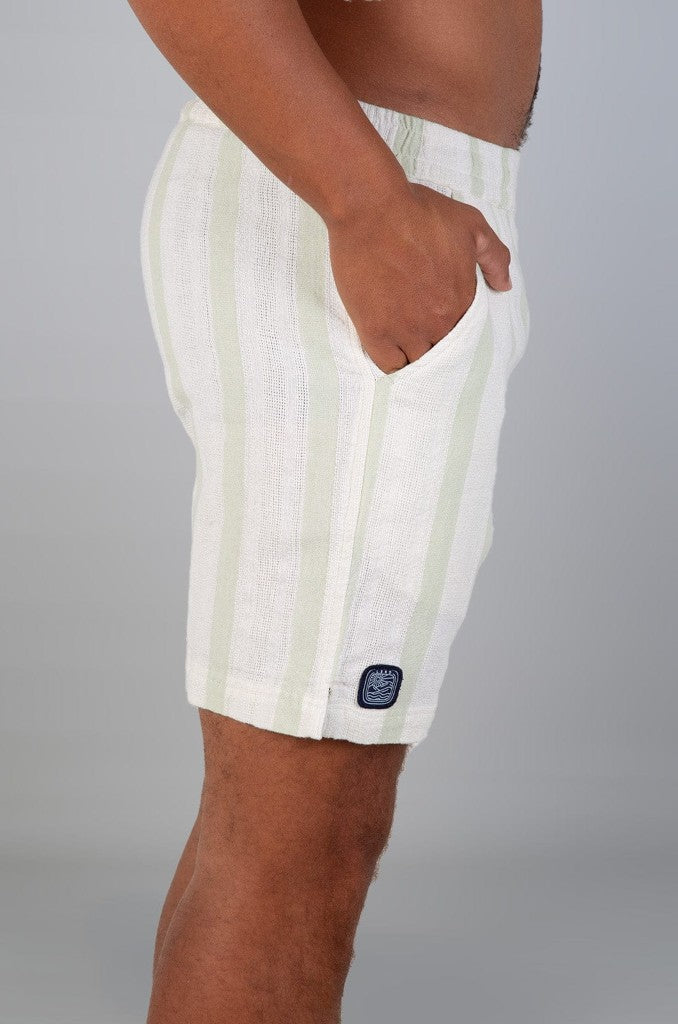 Wavile Walkshort in Green Stripe