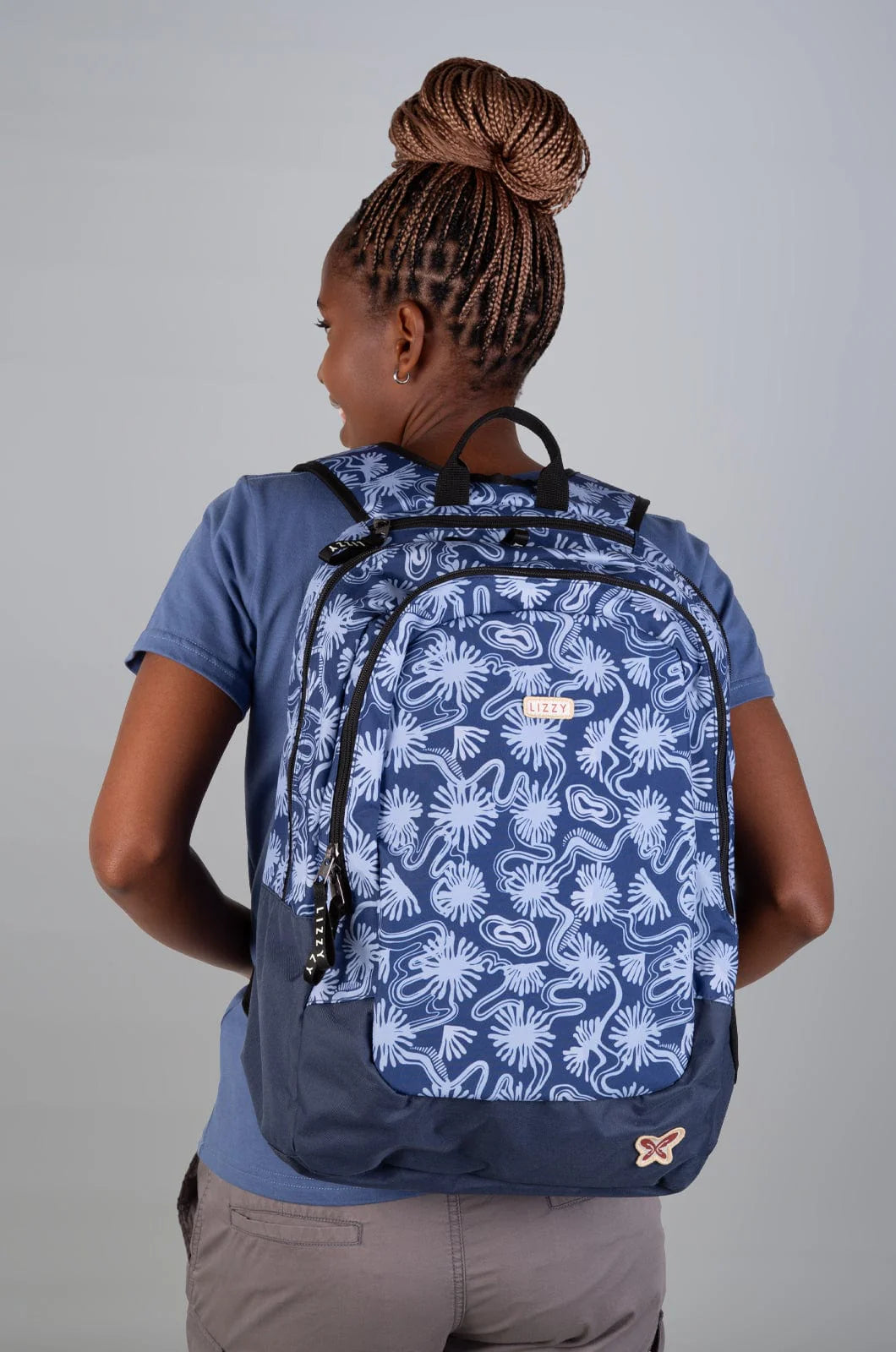 Allitza Backpack in Navy Resort / 34L