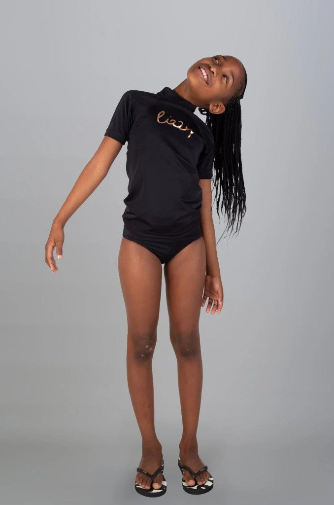 Candiru Girls SS Rashie in Black