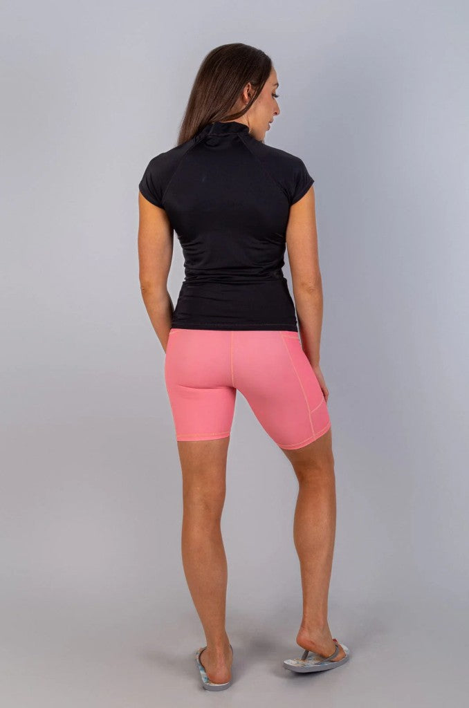 Guiana Ladies SS Rashie in Black