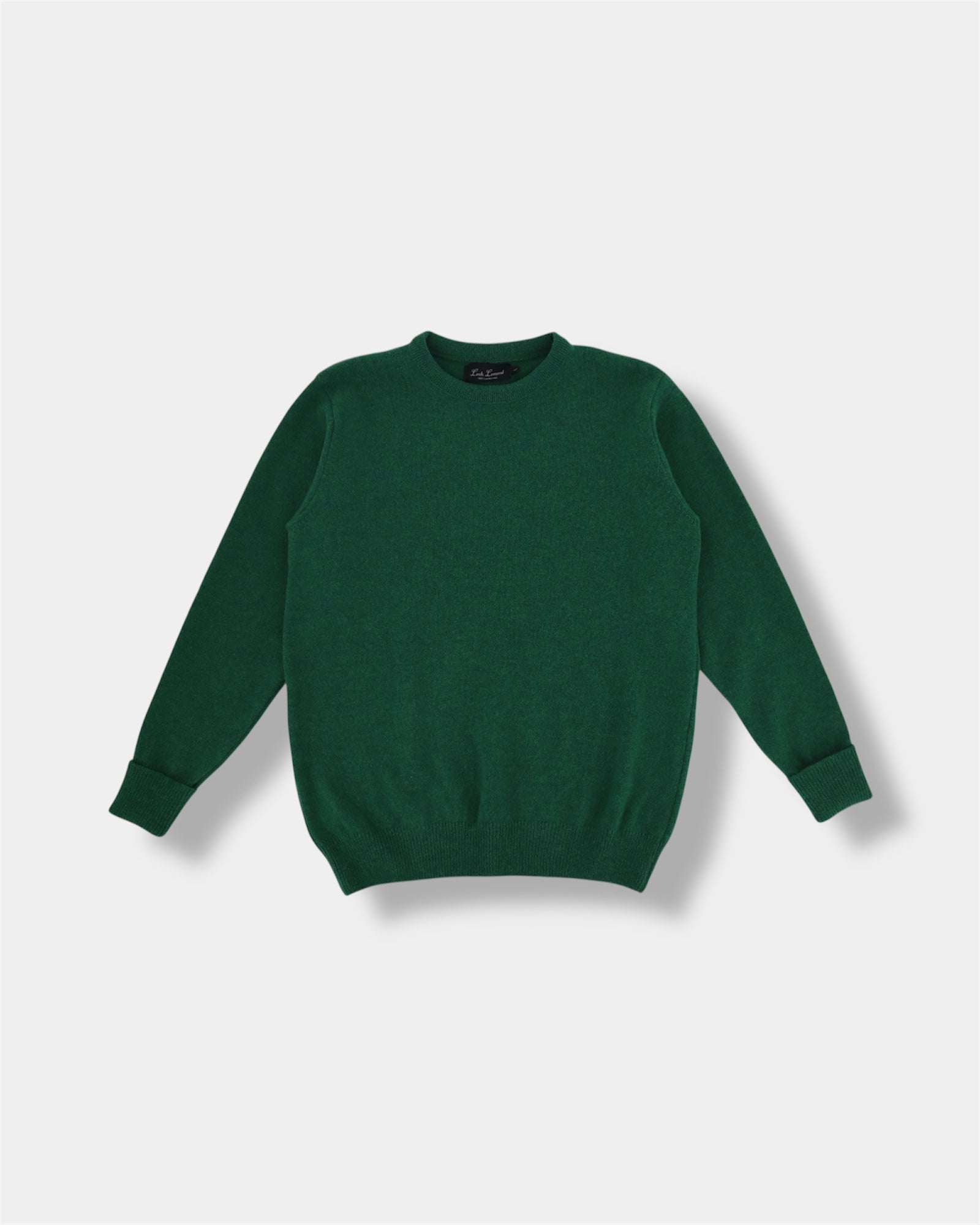 Lambswool Crewneck Sweater in Just Green