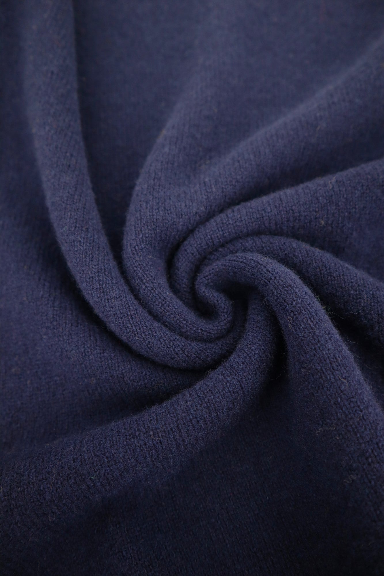 Lambswool V Neck Sweater in Dark Navy